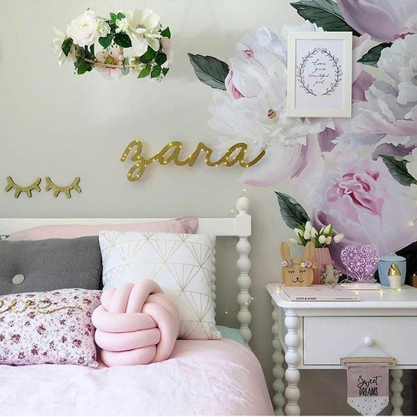 Hugabbble Knotted Ball Pillow