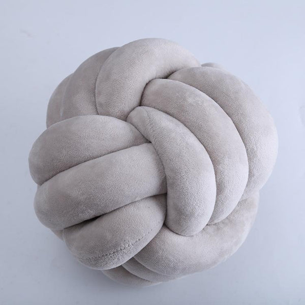 Hugabbble Knotted Ball Pillow