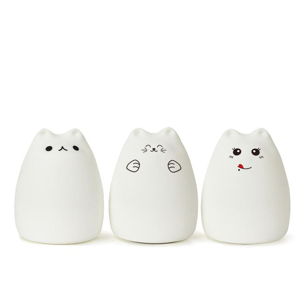 Silicone Cat LED Night Light