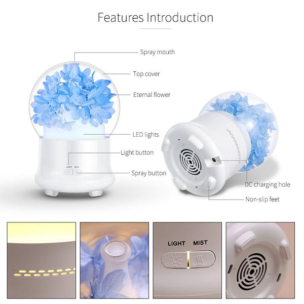 Romantic Flower Globe Light Diffuser