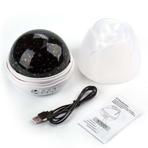 Romantic Rose Sky Dream Projector Lamp