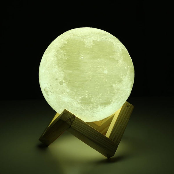 3D Moon Bedroom Lamp