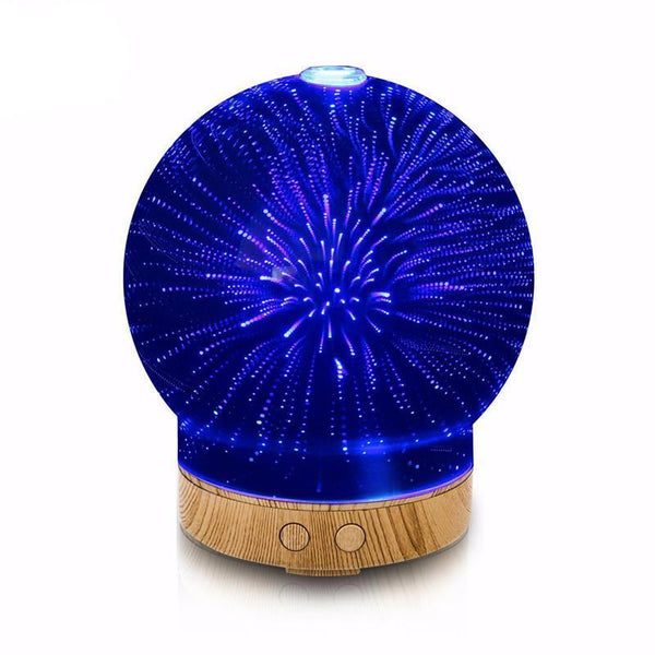 Spherical Fireworks Night Light Diffuser