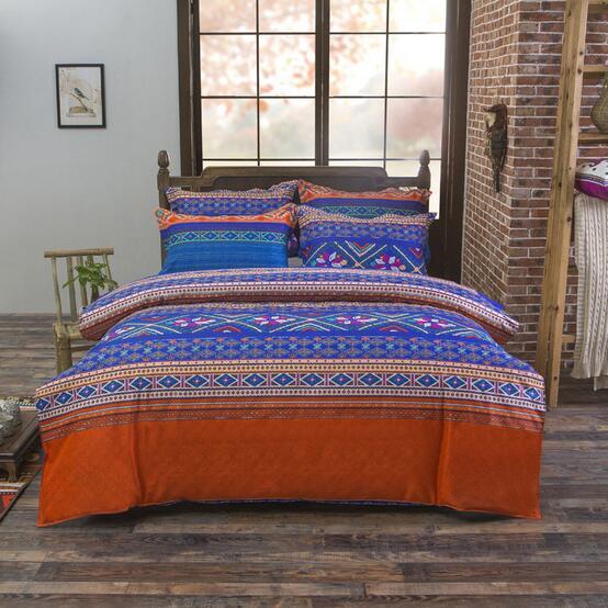 Queen Size Bohemian Print Bedding Set