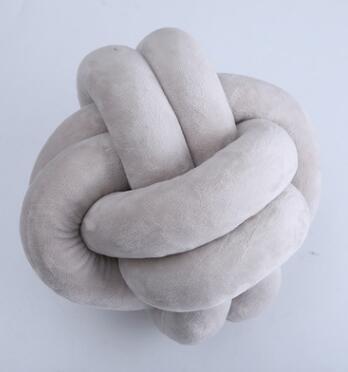 Hugabbble Knotted Ball Pillow