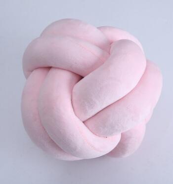Hugabbble Knotted Ball Pillow